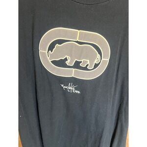 Ecko Unltd Mens XL Black Rhino Logo Graphic Short Sleeve T-Shirt Marc Ecko Tee